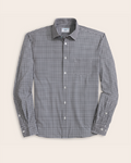 A white and black gingham shirt