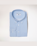 Range Shirt - White and Blue Pinstripe