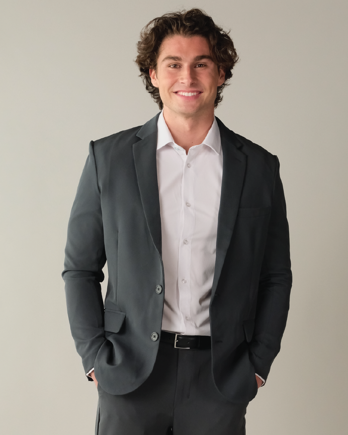 Stone grey blazer
