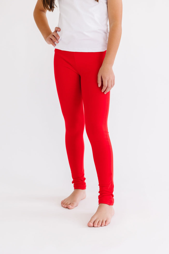 (V) Red Leggings-Mila & Rose ®