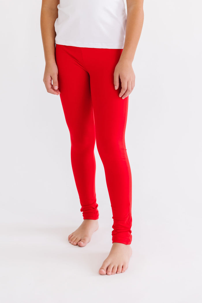 (V) Red Leggings-Mila & Rose ®