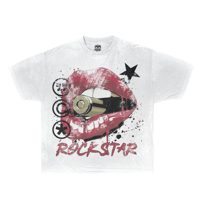 Rockstar Streetwear White Tee