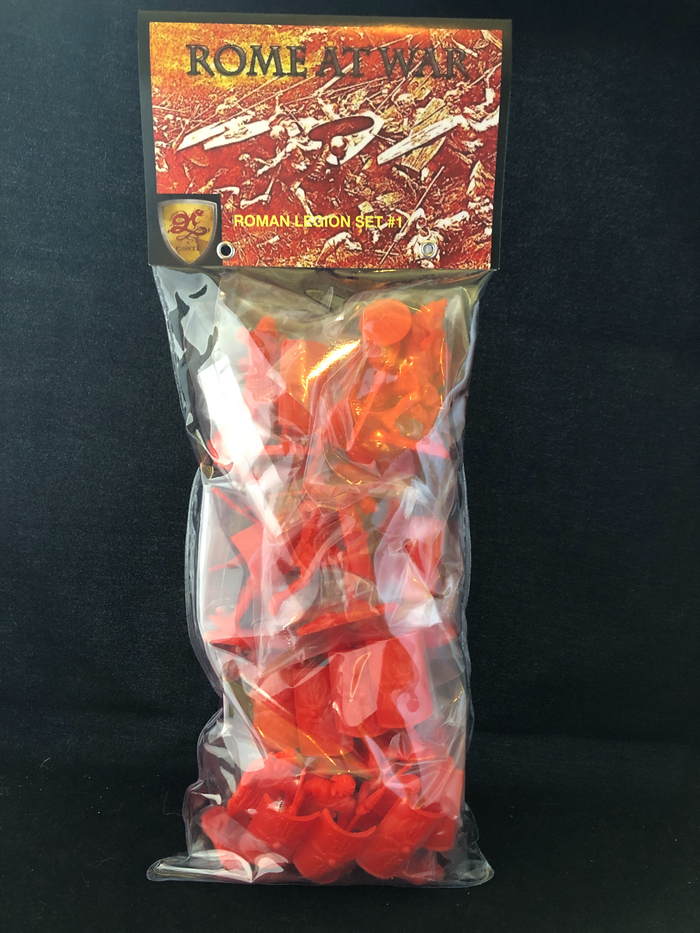 ROMAN ARMY SET #1 IN Red/Scarlet bag of 16 figures