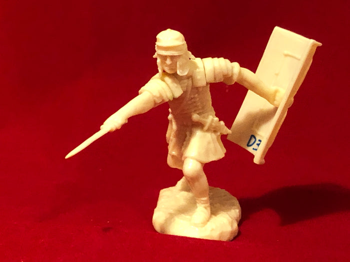 ROMAN ARMY SET #2  RED / Scarlet Plastic 9figures plus loads of alternate parts