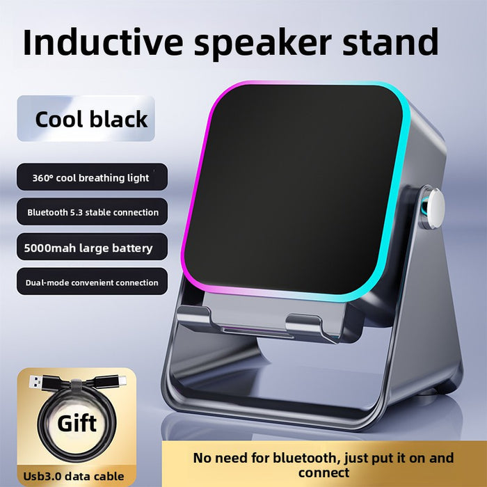 Rotatable Bluetooth Desktop Speaker with Stand