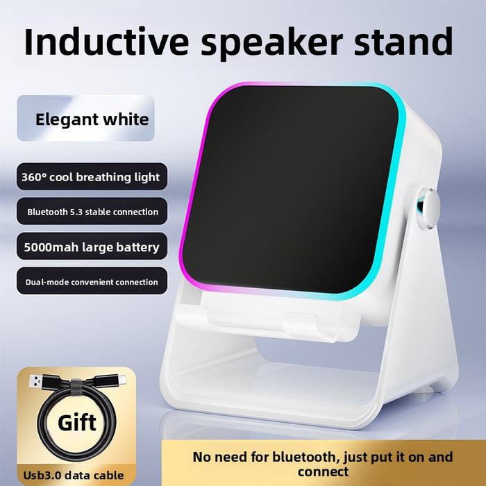 Rotatable Bluetooth Desktop Speaker with Stand