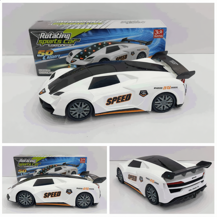 Rotating Sport Car