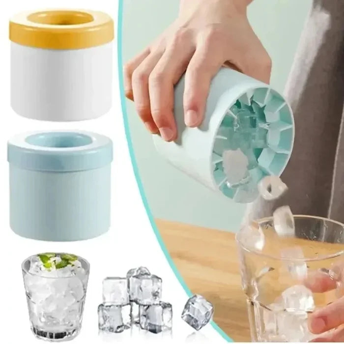 Round Ice Bucket Ice Cube Mold