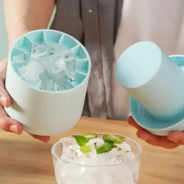 Round Ice Bucket Ice Cube Mold