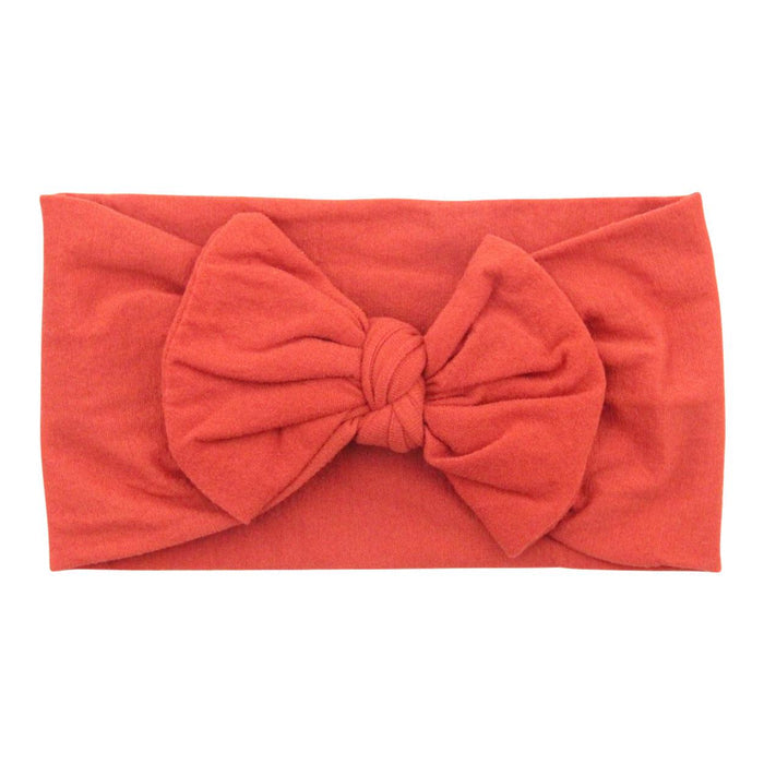 Rust Nylon Bow Headwrap-Mila & Rose ®