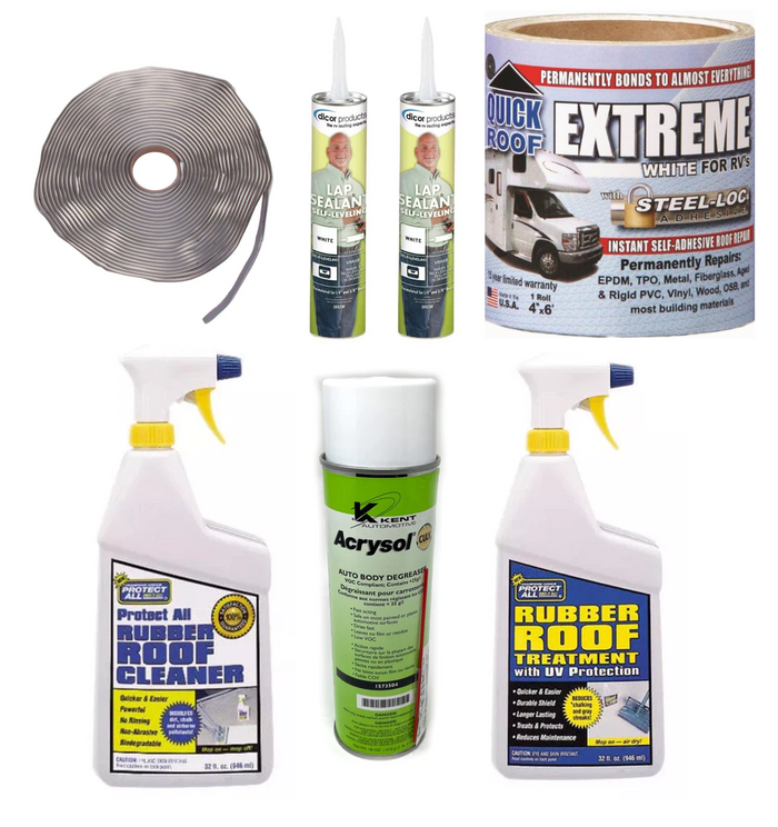 RV Roof Maintenance Bundle with Sealants and Cleaners - Product Collection | United RV Parts