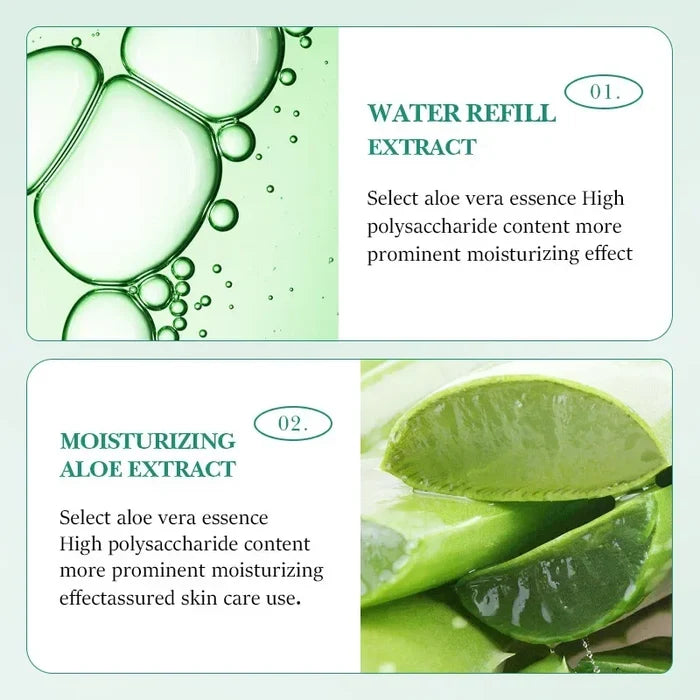 SADOER Aloe Facial Soap Face Wash Foam Facial Cleanser Bar