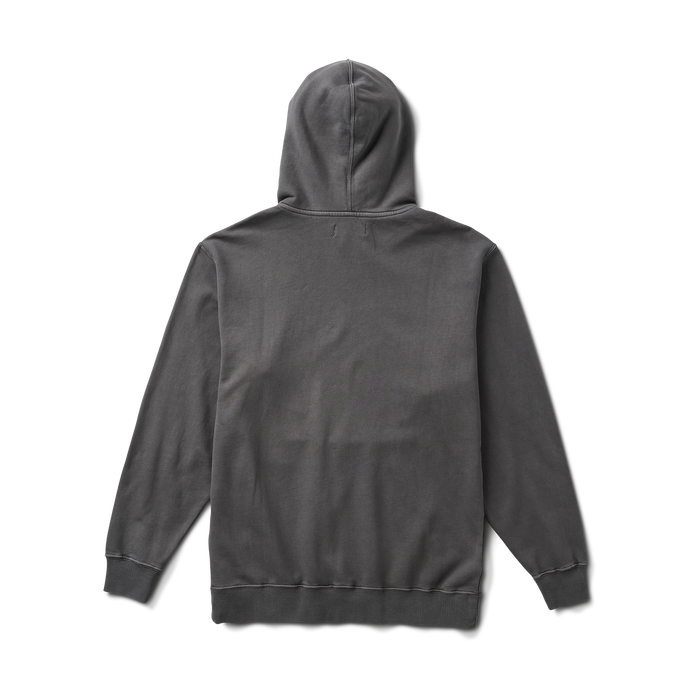 Hooded jacket with focus on textured fabric detailing, ideal for outdoor and adventure settings by Roark