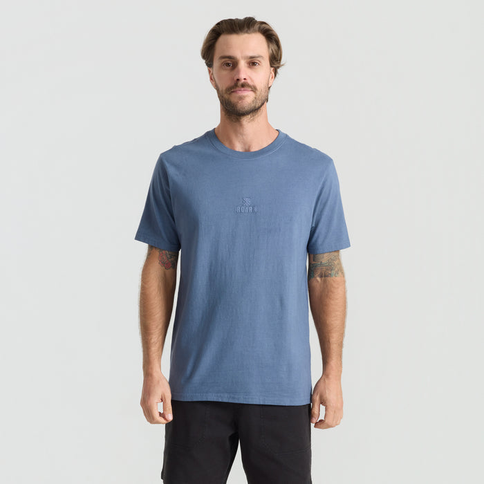 Grey Roark active shirt designed for adventure and travel, versatile and comfortable for outdoor activities.