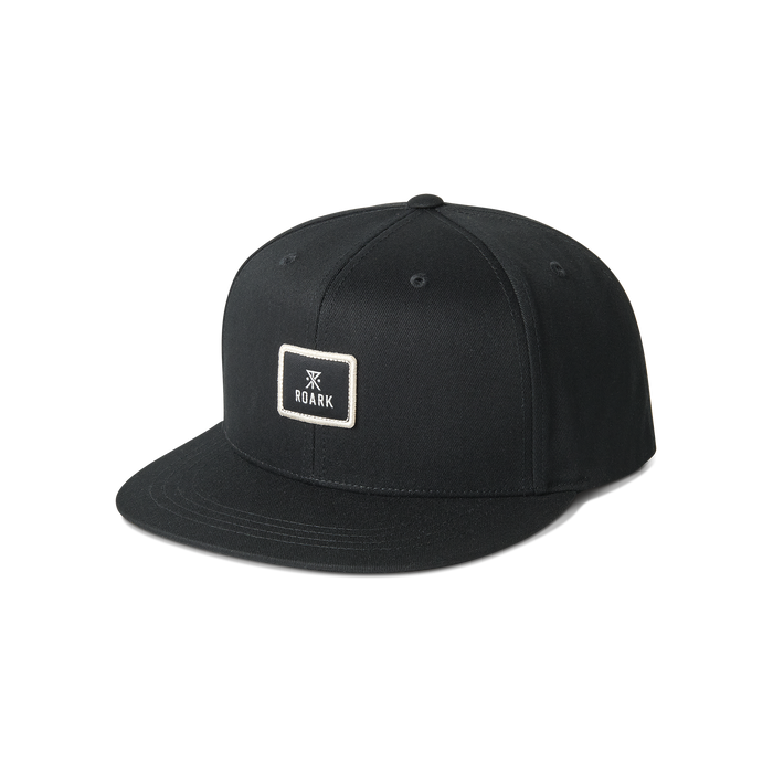 Black adventure gadget on a rugged outdoor backdrop, perfect for travel and exploration by Roark.