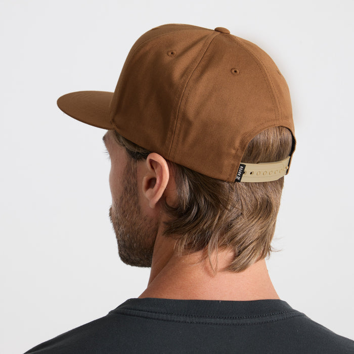 Stylish baseball cap in dark hues perfect for outdoor adventures and travel, by Roark