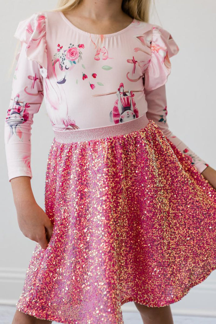 SALE Ballet Beauties L/S Flutter Sleeve Leotard-Mila & Rose ®