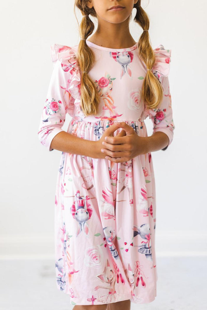 SALE Ballet Beauties Ruffle Twirl Dress-Mila & Rose ®