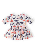 SALE Boo Crew 3/4 Sleeve Twirl Bodysuit-Mila & Rose ®