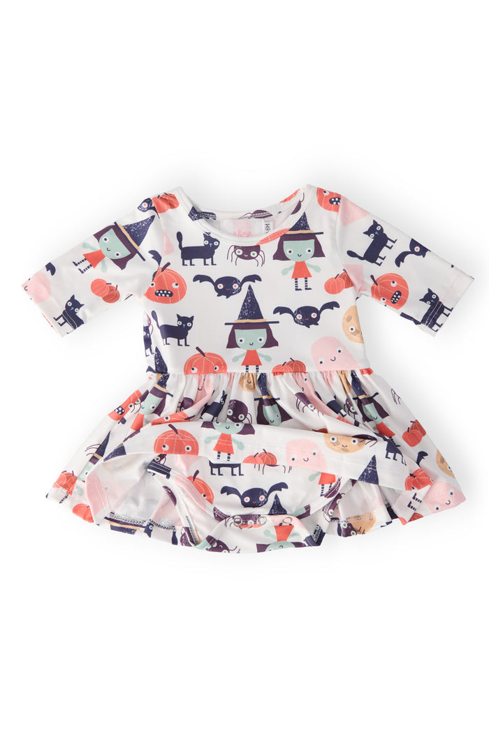 SALE Boo Crew 3/4 Sleeve Twirl Bodysuit-Mila & Rose ®
