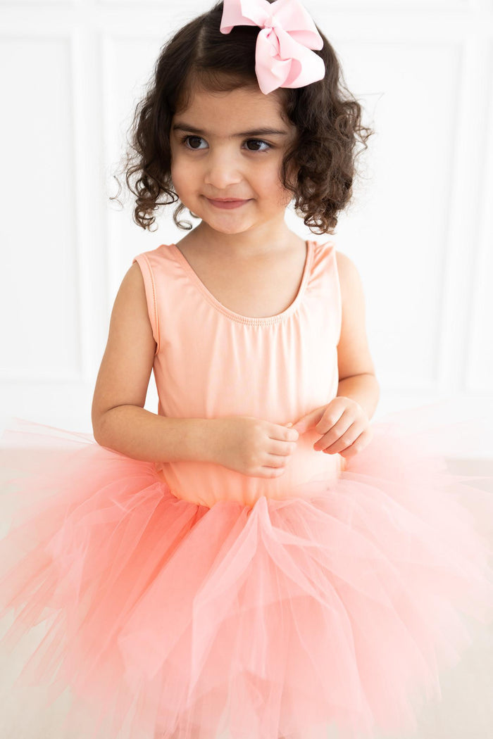 SALE Bright Peach Tank Tutu Leotard-Mila & Rose ®