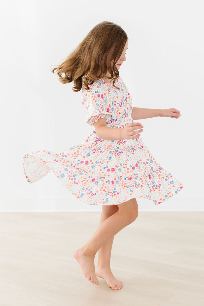 SALE Meadow Magic Smocked Ruffle Dress-Mila & Rose ®