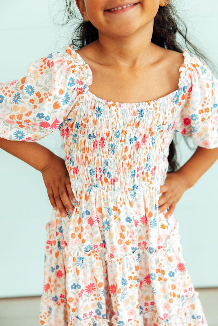 SALE Meadow Magic Smocked Ruffle Dress-Mila & Rose ®
