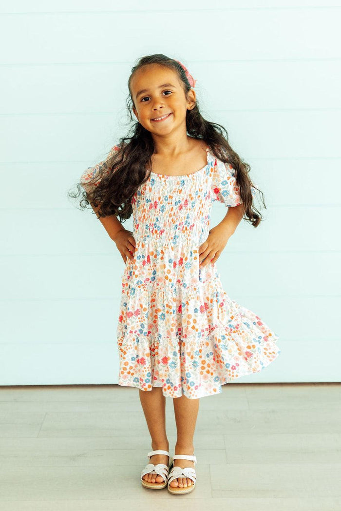 SALE Meadow Magic Smocked Ruffle Dress-Mila & Rose ®