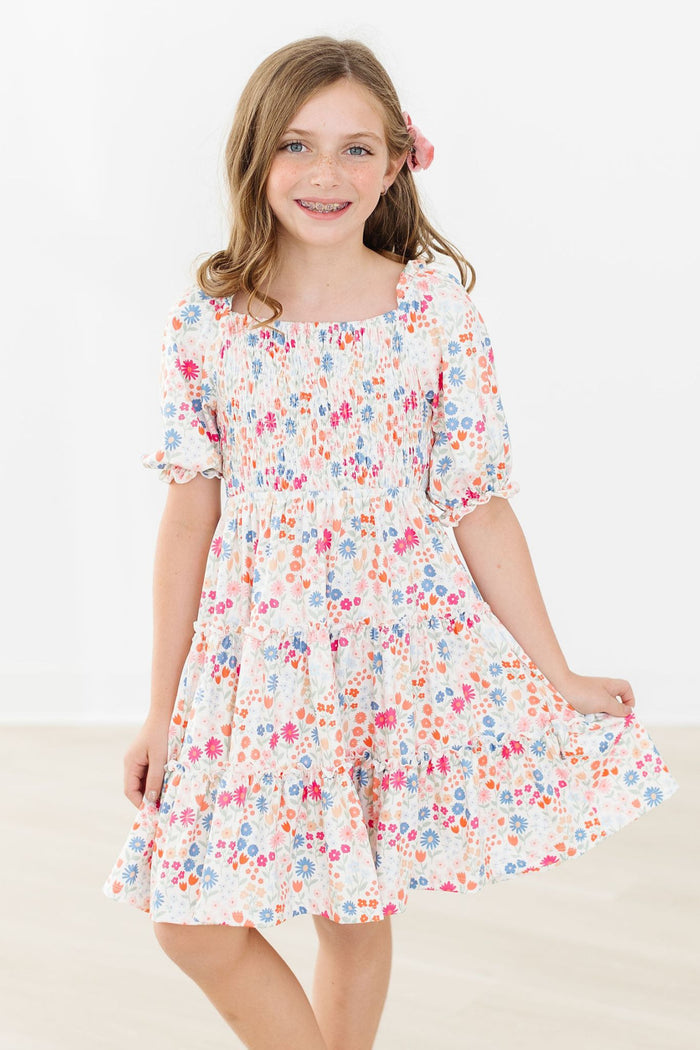 SALE Meadow Magic Smocked Ruffle Dress-Mila & Rose ®