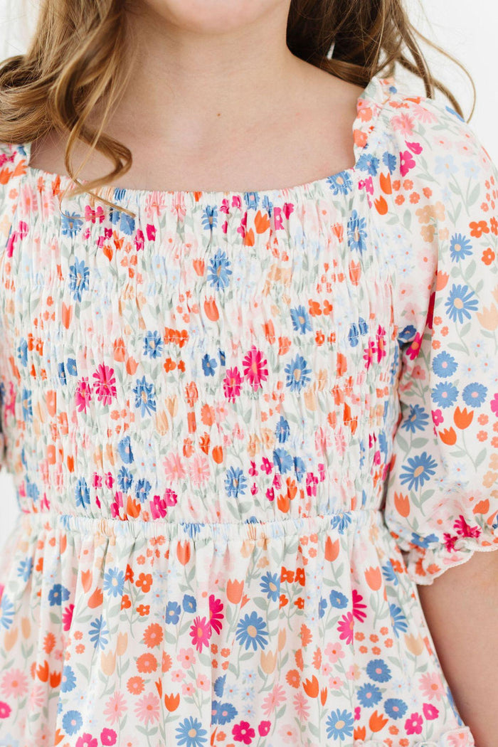 SALE Meadow Magic Smocked Ruffle Dress-Mila & Rose ®
