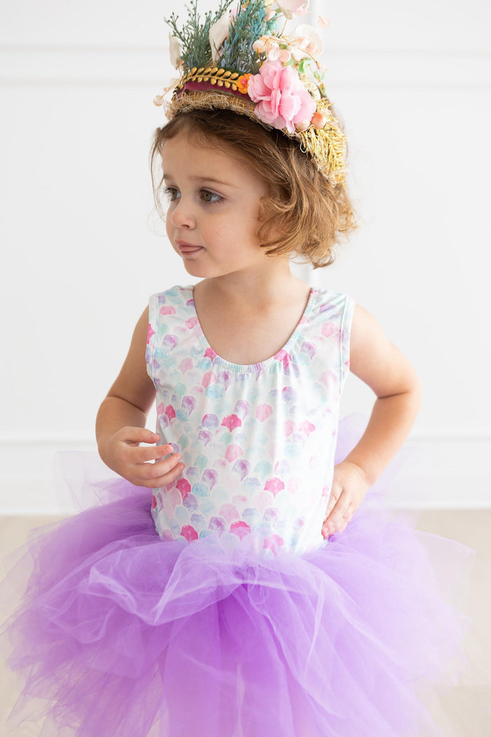 SALE Mermaid Scales Tank Tutu Leotard-Mila & Rose ®