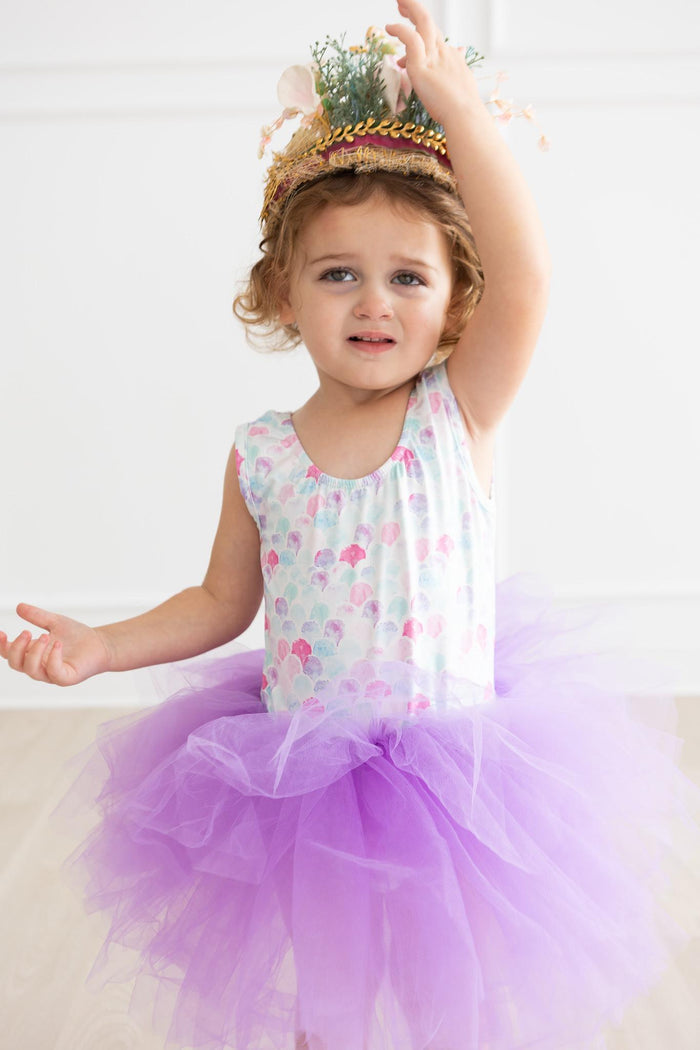 SALE Mermaid Scales Tank Tutu Leotard-Mila & Rose ®