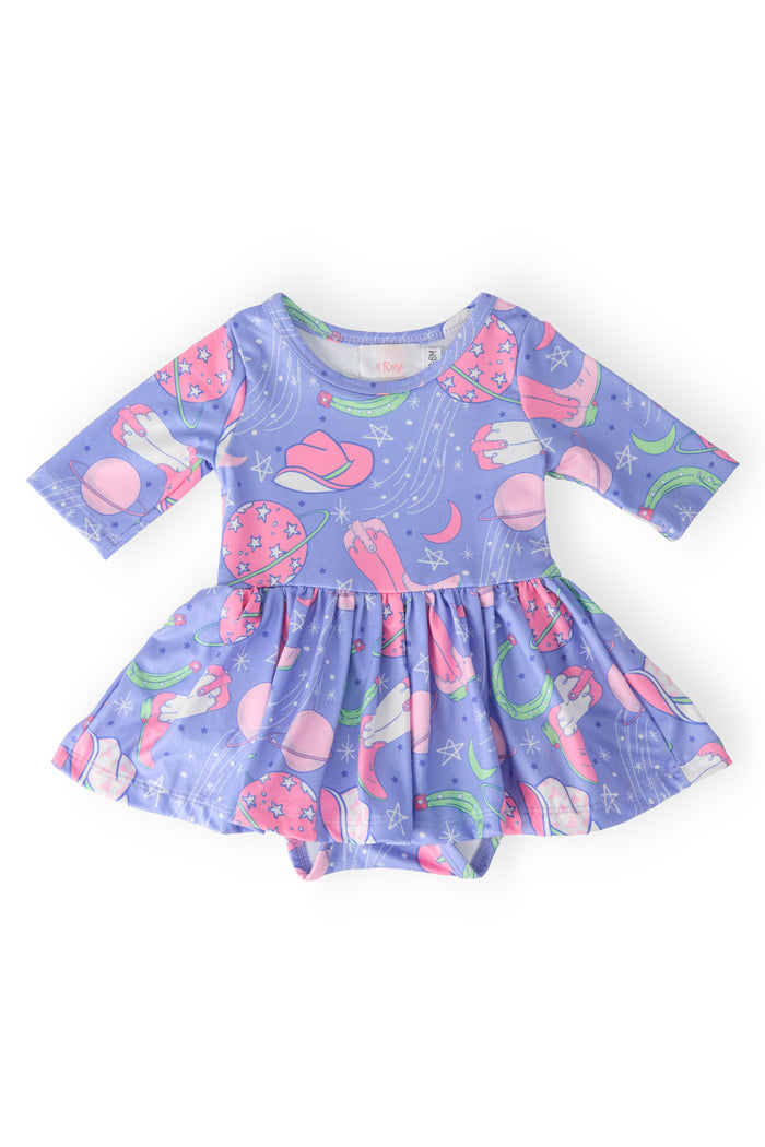 SALE Neon Moon 3/4 Sleeve Twirl Bodysuit-Mila & Rose ®