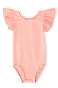 SALE Peach S/S Flutter Sleeve Leotard-Mila & Rose ®