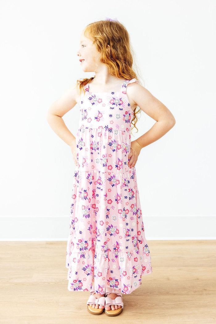 SALE Retro Daydream Ruffle Maxi Dress-Mila & Rose ®