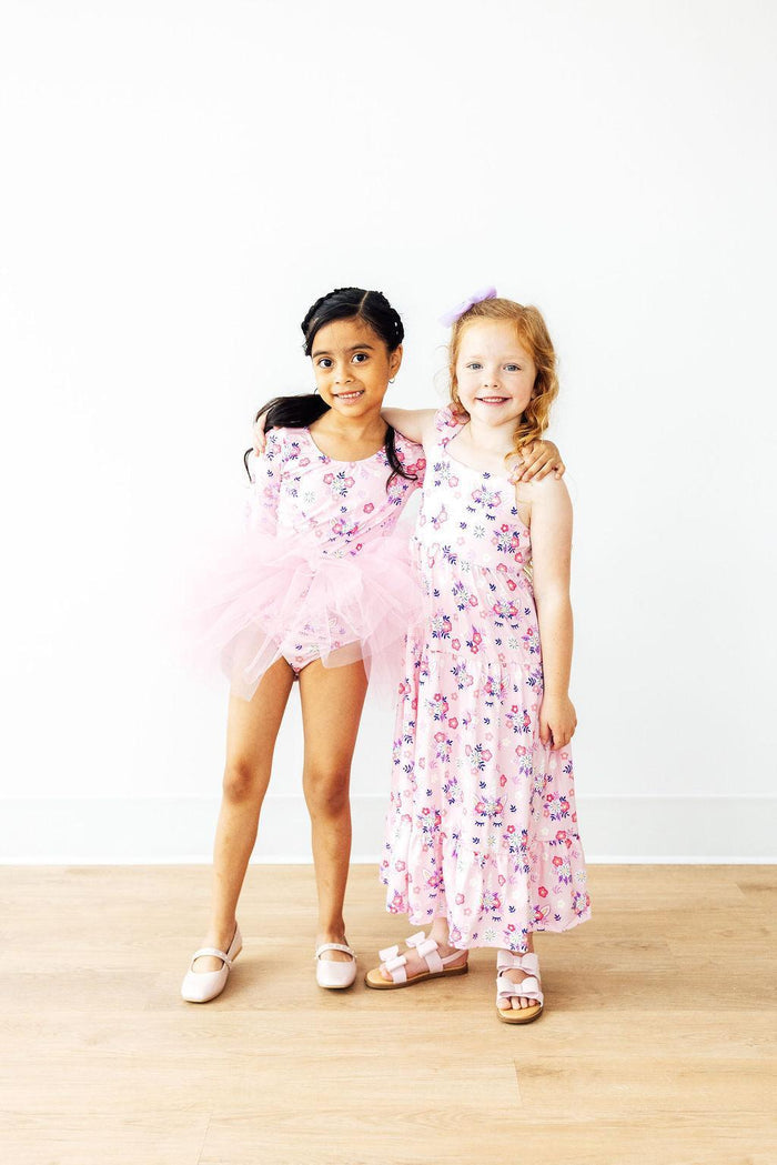SALE Retro Daydream Ruffle Maxi Dress-Mila & Rose ®