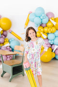 SALE School is Cool 3/4 Sleeve Pocket Twirl Dress-Mila & Rose ®