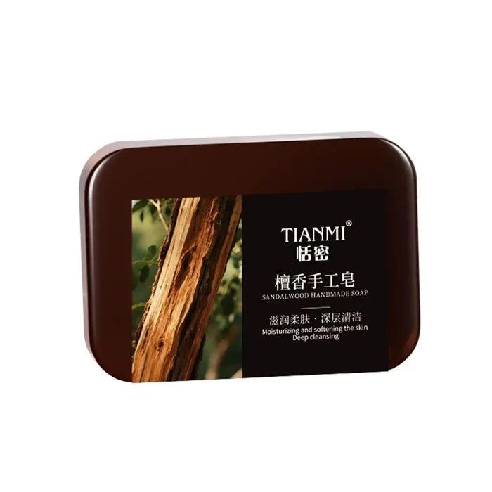 Sandalwood Soap Cleansing Soap, Handmade Plant Based Bar