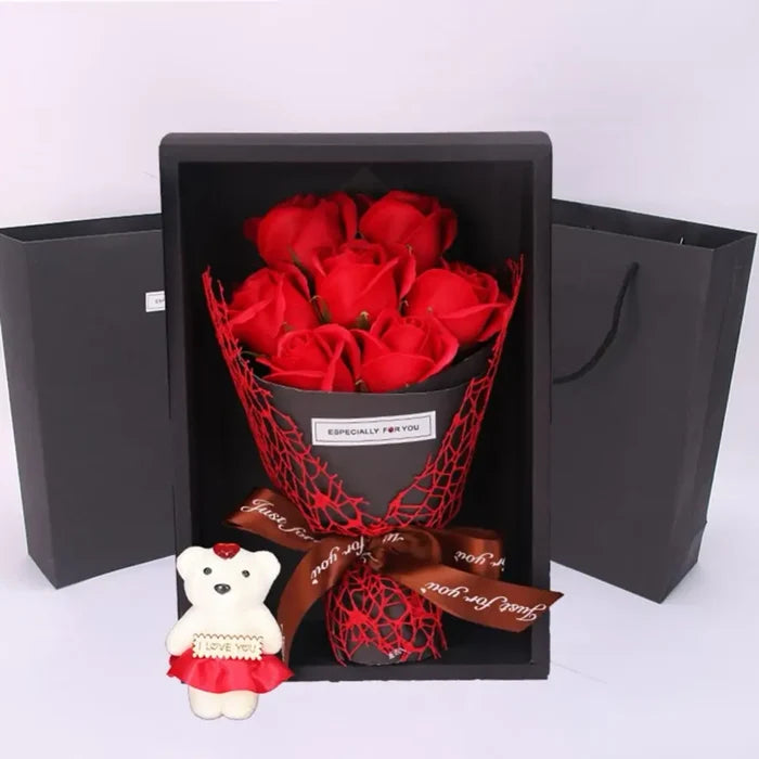 Scented Soap Flower Gift Box