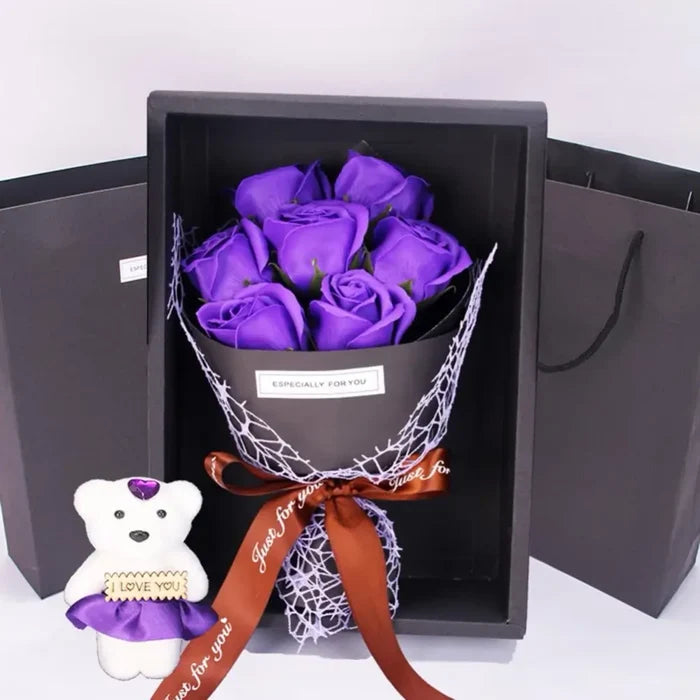 Scented Soap Flower Gift Box