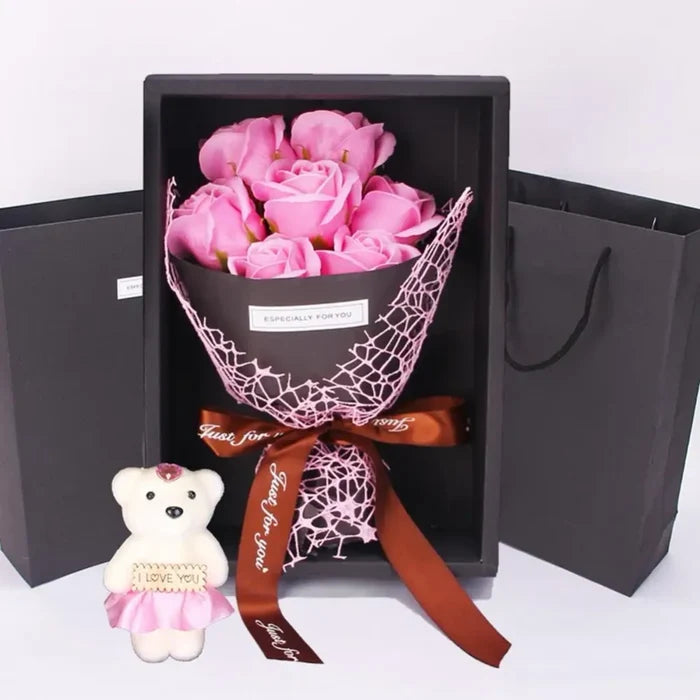 Scented Soap Flower Gift Box