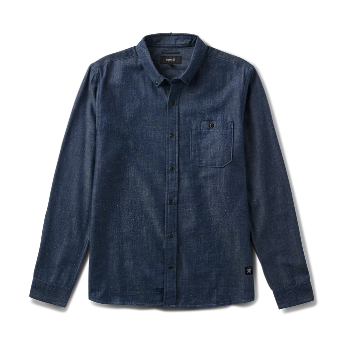 Close-up of a Roark textured fabric detail, emphasizing durability and style suited for adventure and travel.