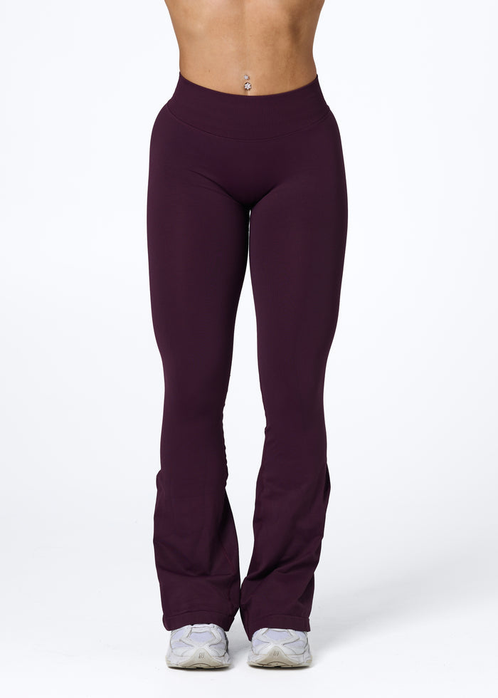 SCULPT FLARES - PLUM