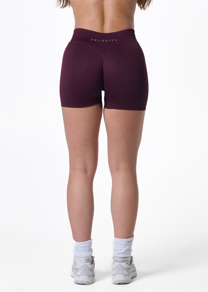 SCULPT SHORTS - PLUM