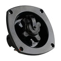 Black Plastic RV Water Inlet SFWI2-04 - Angled Front View | United RV Parts