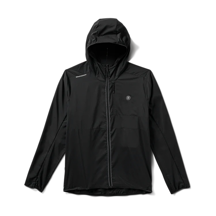 Stylish hooded windbreaker featuring a unique design, perfect for adventure and travel with Roark