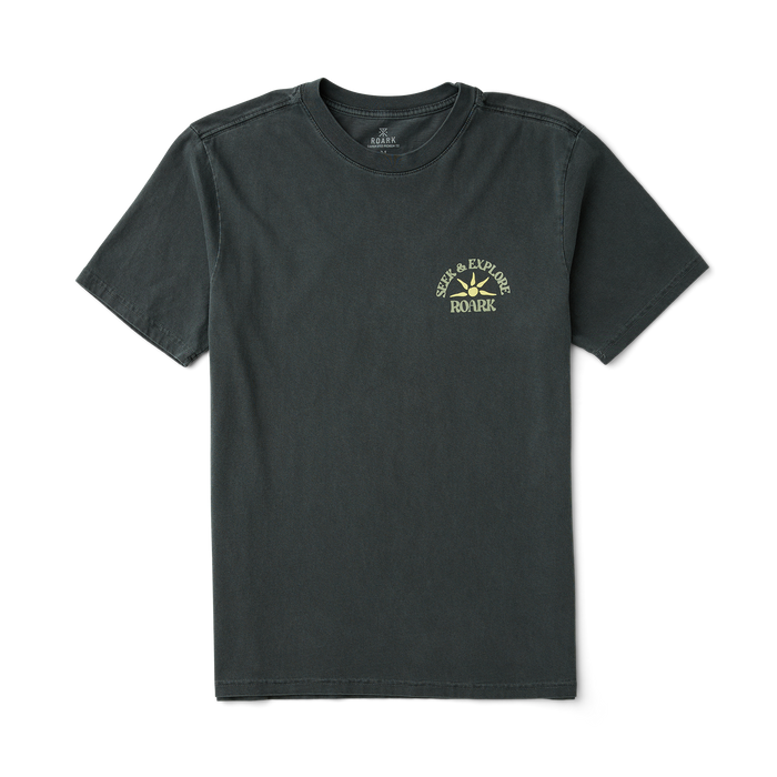 Roark active adventure shirt in charcoal, designed for outdoor exploration and travel