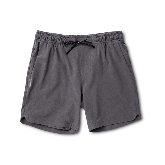 Assorted Roark men's boardshorts, Bermuda shorts, and trunks displayed, perfect for adventurous and outdoor activities.