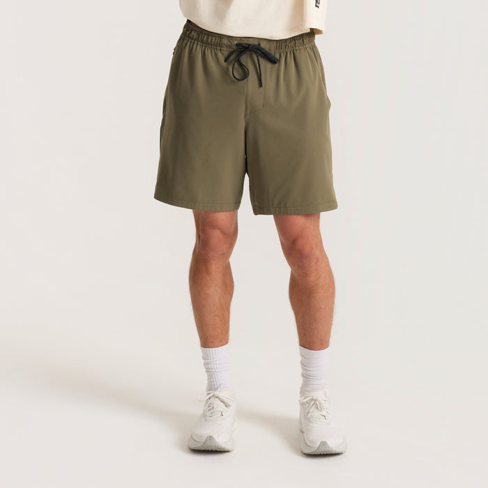 Versatile Roark boardshorts designed for active travel and outdoor adventures, showcasing durable fabric and practical design.