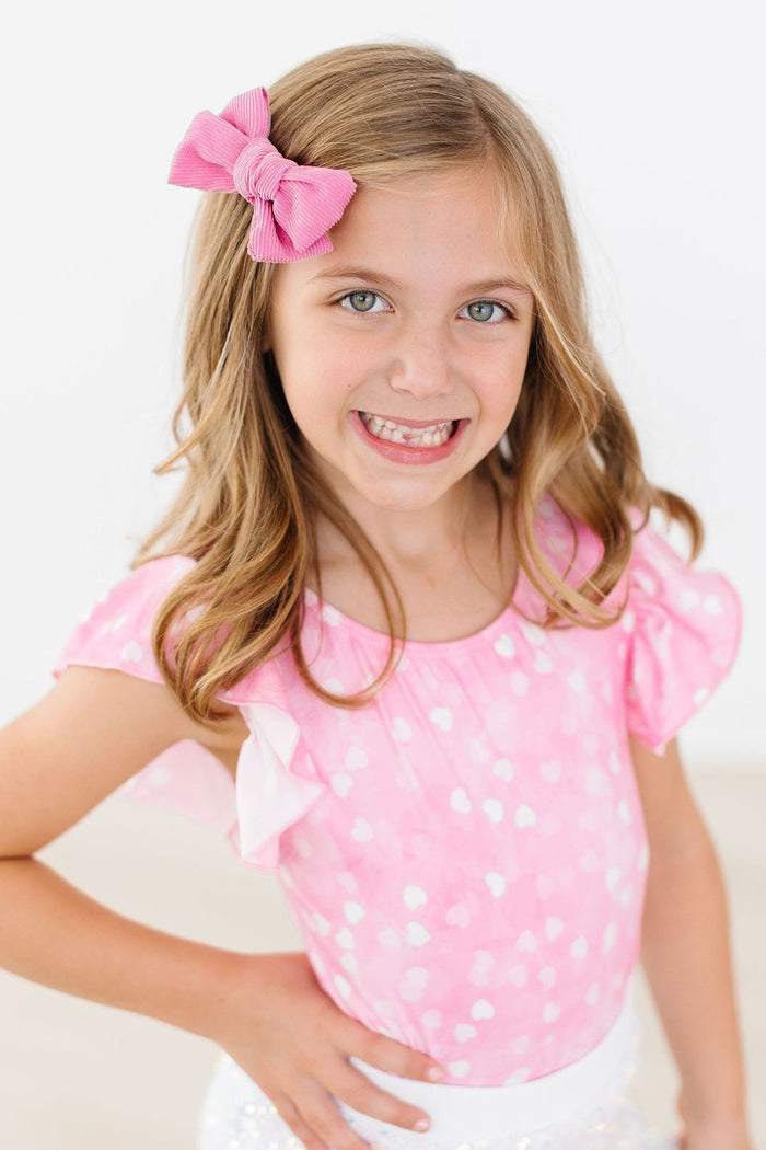 Shine Bright S/S Flutter Sleeve Leotard-Mila & Rose ®